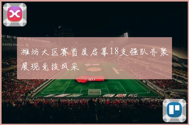 潍坊大区赛首度启幕18支强队齐聚展现竞技风采